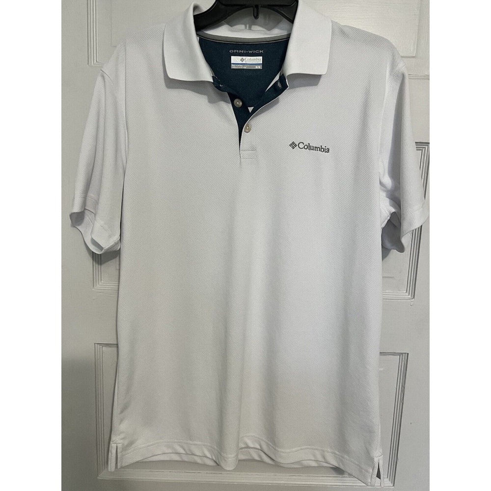 Columbia Med Omni-Shade Sun Protection Embroidered Logo Men's Short Sleeve Polo